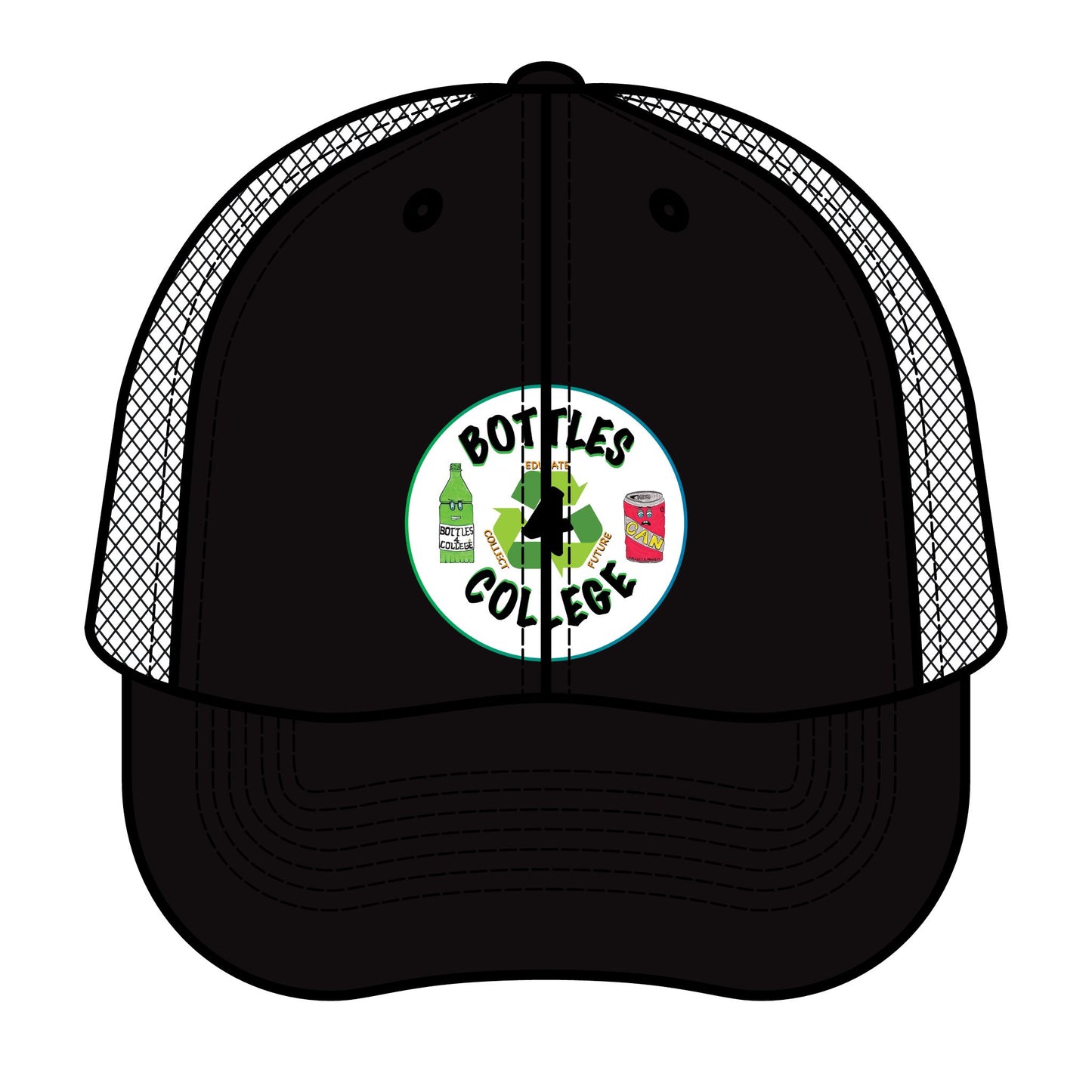 Bottles4College logo Trucker Hat