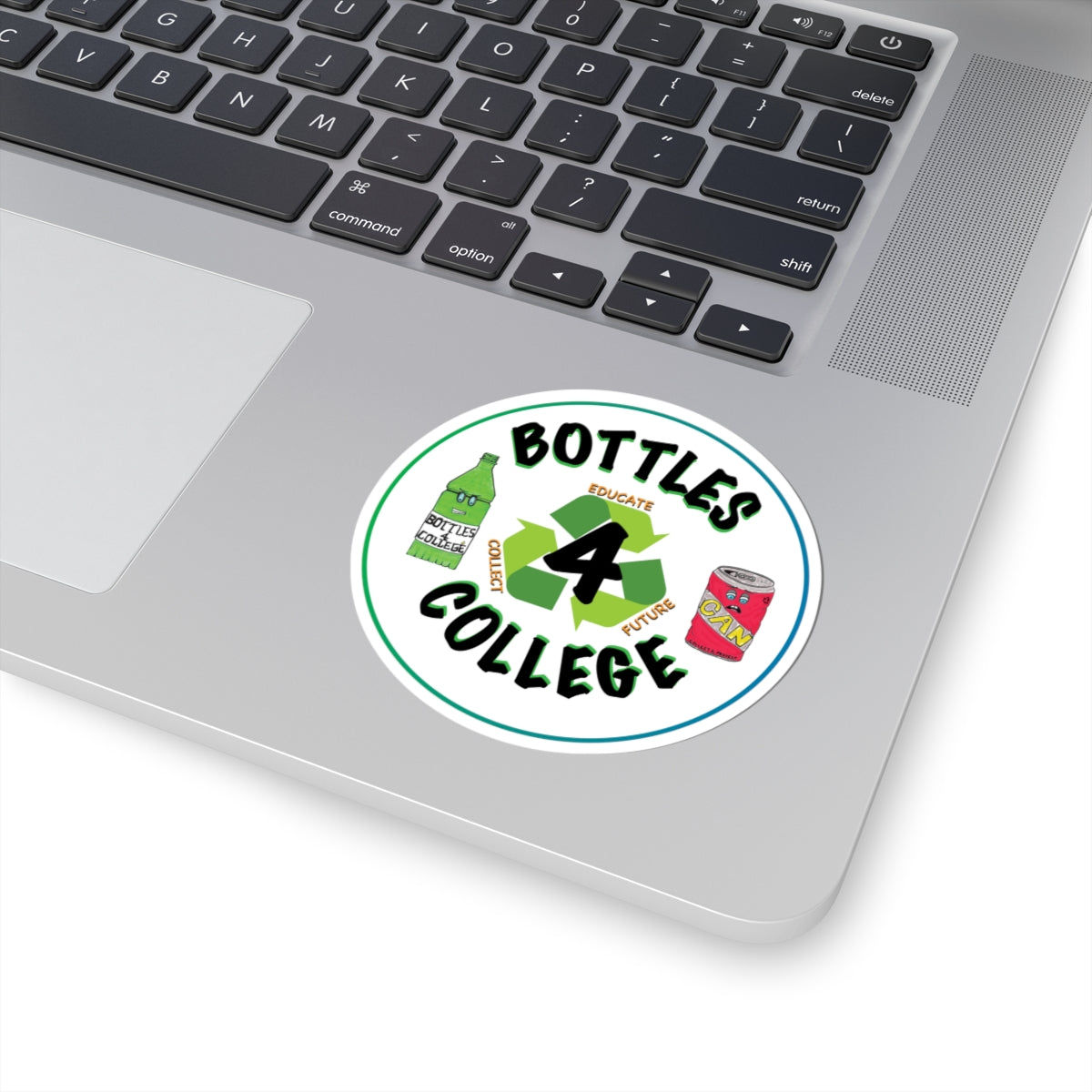 Bottles4College logo Sticker